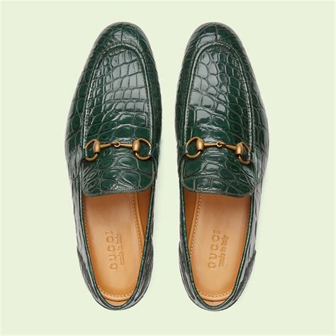 mocassino uomo gucci verde|Gucci Loafers for Men .